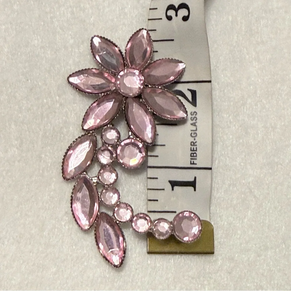 Pink Floral Brooch